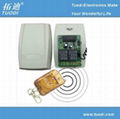 Wireless remote control with receiver