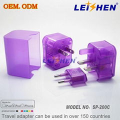 2013 personalized gifts World adapter Multi plug universal adaptor