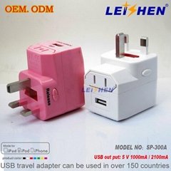 Most hot World universal travel adaptor for travel gifts