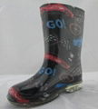 fashion pvc rain boot 1456 1