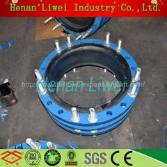  inner rubber lined carbon steel dismantling joint