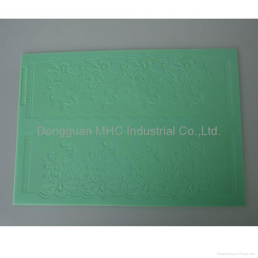 Silicone lace mat