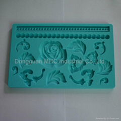 Silicone fondant mold