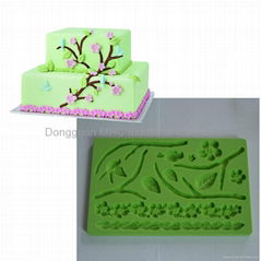 Silicone fondant mold