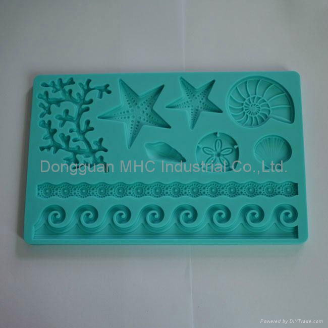 Silicone fondant mold 2