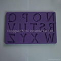 Letters and numbers silicone fondant mold 2