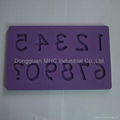 Letters and numbers silicone fondant mold 3