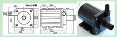 12v/24v Brushless DC submersible pump