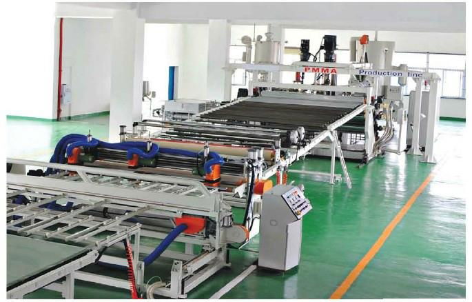 PC PMMA Optic Sheet Extrusion Line 5