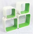 MDF wooden wall cube shelf home decoraton wall shelves 2