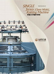 Single Jersey Open Width Knitting Machine