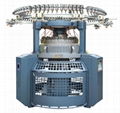 Rib-mesh transferred electronic jacquard knitting machine 1