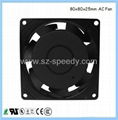 80 x80 25mm AC fan axial flow fan  exhaust fan 1