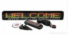 led one line message sign