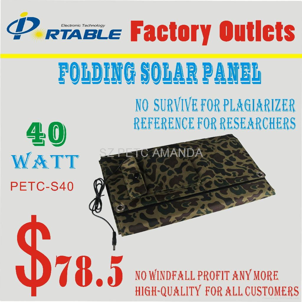 Foldable Solar Panel Charger For Phone and Laptop  4