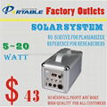 5W mobile home solar system for home lighting and device charge 2