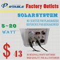 5W mobile home solar system for home lighting and device charge 3