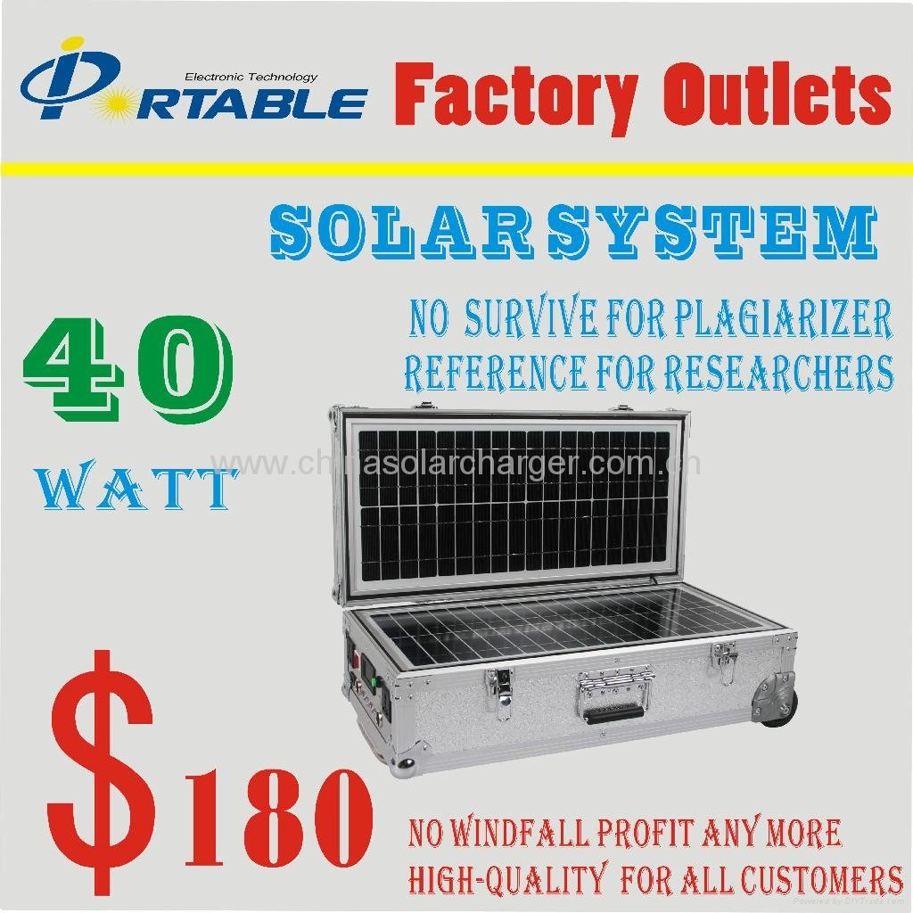 portable solar system for home use or out use 2