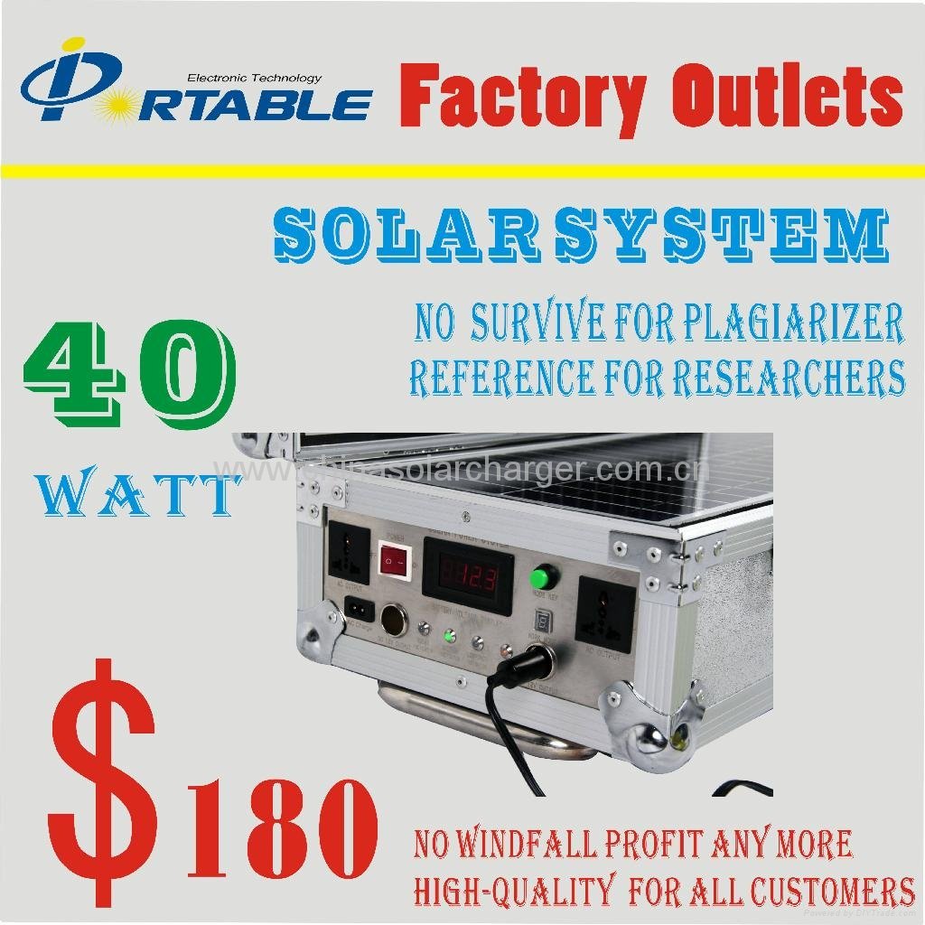 portable solar system for home use or out use 3