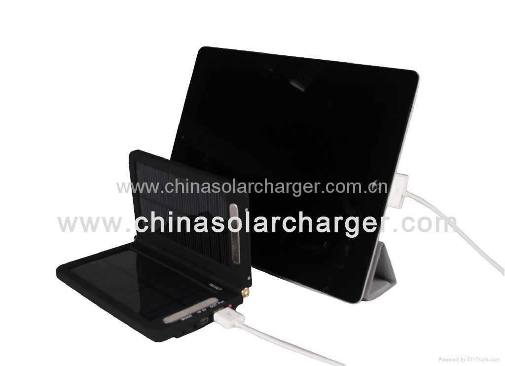 2W solar charger with 3000mAh high-capacity high-rate lithium-polymer battery