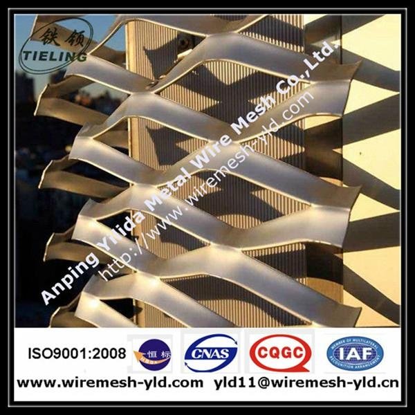 Aluminum expanded metal for building facade,ceiling