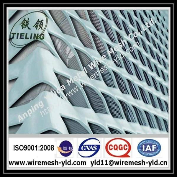 Decorative Aluminum expanded metal for building facade