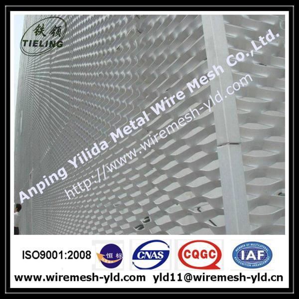 Decorative Aluminum expanded metal for building facade 2