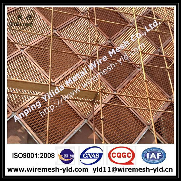 Decorative Aluminum expanded metal for building facade 3