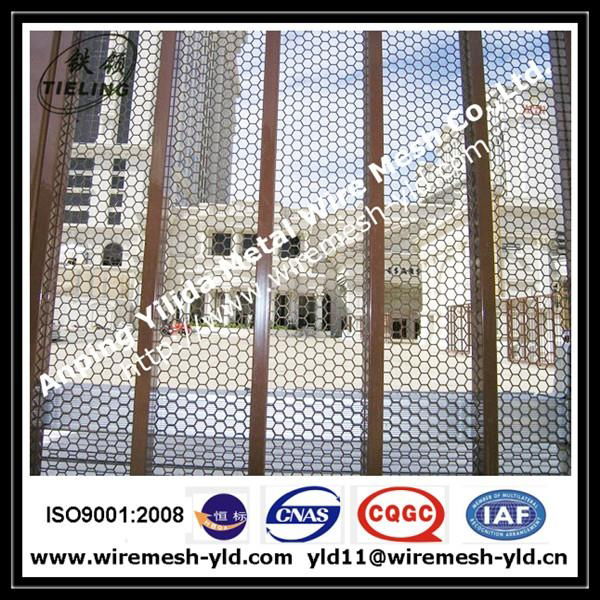 Powder coated Aluminum perforated metal for sunscreen 4