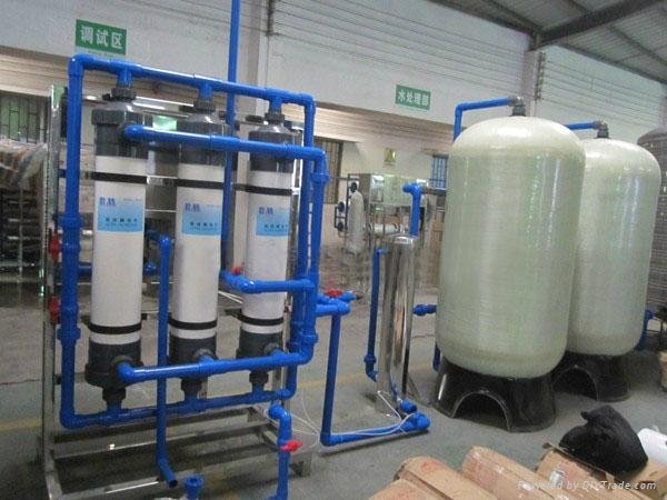 6000LPH UF Natural mineral or spring water purification system use FRP filter