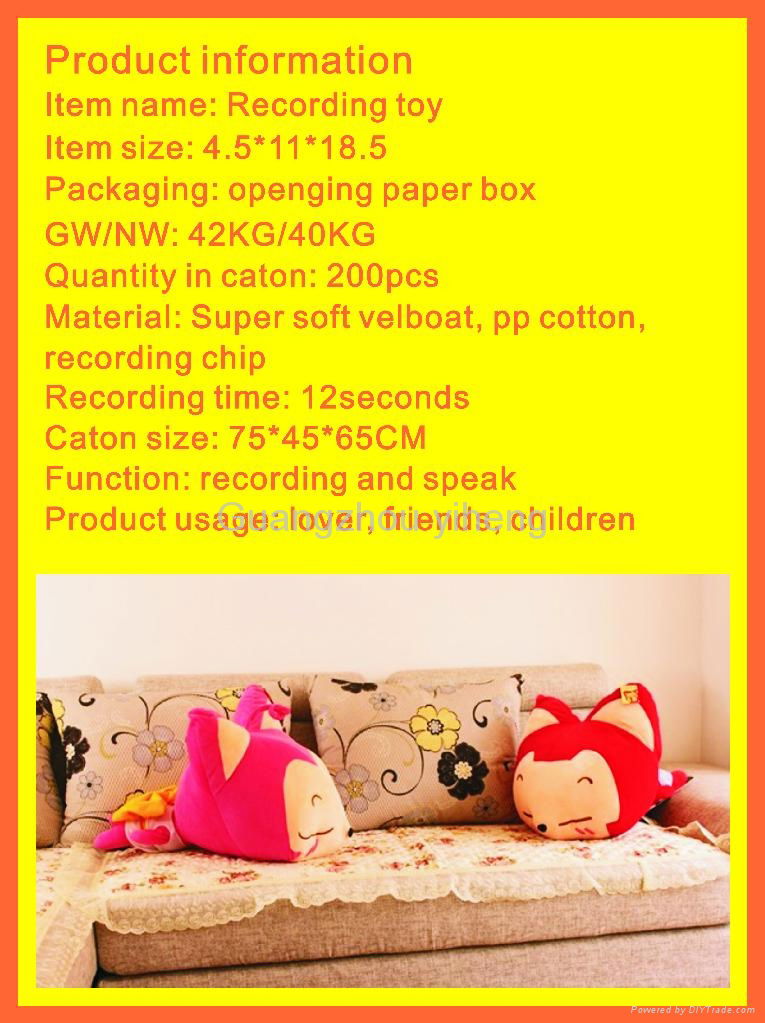 New arrival mini cartoon design repeat talking toy 2