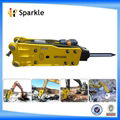 Sparkle top type hydraulic breaker