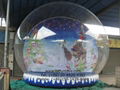 Giant Inflatable Human Snow Globe for Christmas Holiday 4