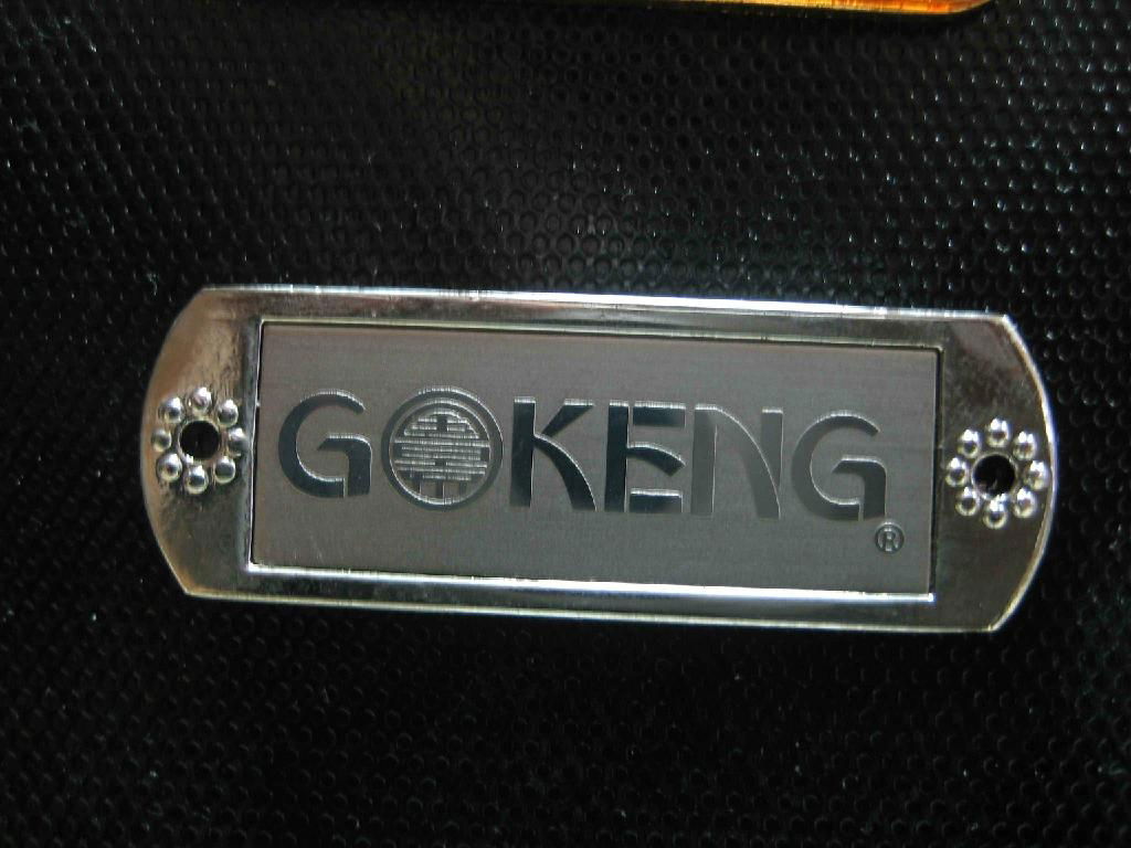 OEM Zinc alloy nameplate 3