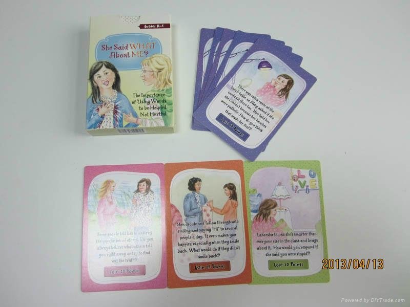 Family funny game cards 