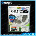 ETL RGB and White 24V non-waterproof 3M tape led strip light 3