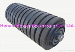 Industrial conveyor roller, supporting roller 