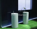 Free Standing Solid Surface Acrylic Wash Basin PB2021  1