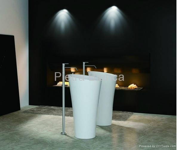 Free Standing Solid Surface Basin PB2198