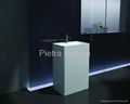 Extrordinary Solid Surface Bathroom Sink with Matt Finish PB2022  1