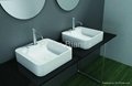 Subline Solid Surface Counter Top Basin PB2057  3