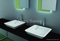 Subline Solid Surface Counter Top Basin PB2057  4