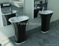 Extrordinary Solid Surface Bathroom Sink with Matt Finish PB2022  5