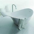 Delicacy Free Standing Solid Surface Acrylic Bathtubs PB1069  5