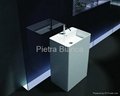 Free Standing Solid Surface Acrylic Wash Basin PB2021  3