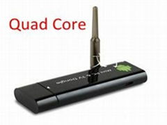 Quad core TV dongle