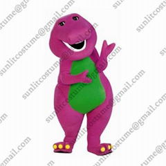 barney mascot costume