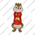 alvin chipmunk mascot costume