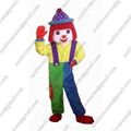 carnival clown mascot costume 1