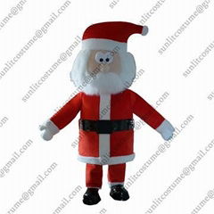 christmas santa claus mascot costume